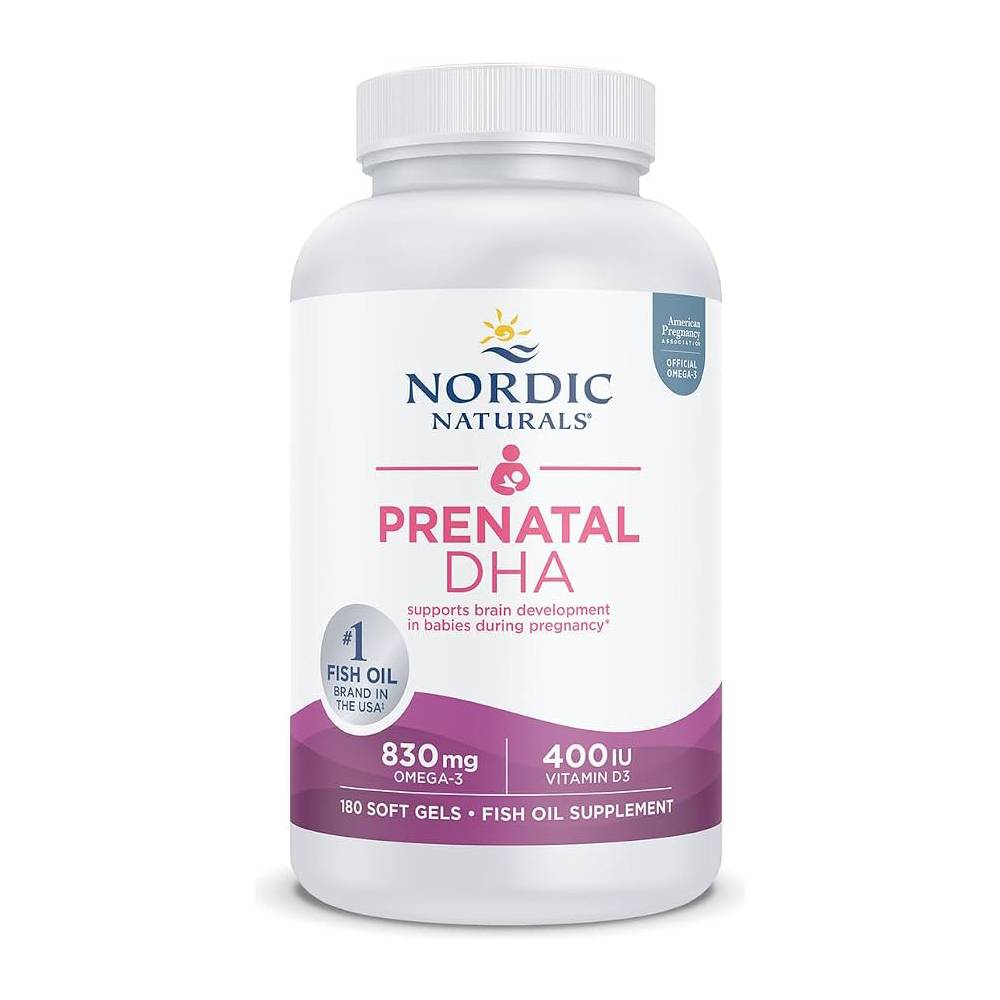 NORDIC NATURALS PRENATAL DHA 830MG 180 CAPSULAS PARA 2 MESES - 3