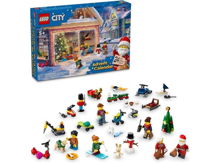 CALENDARIO DE ADVIENTO LEGO CITY 2024 CON 24 SORPRESAS Y FIGURAS DE NAVIDAD PARA NIÑOS DESDE 5 AÑOS. - 1