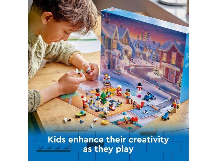 CALENDARIO DE ADVIENTO LEGO CITY 2024 CON 24 SORPRESAS Y FIGURAS DE NAVIDAD PARA NIÑOS DESDE 5 AÑOS. - 4