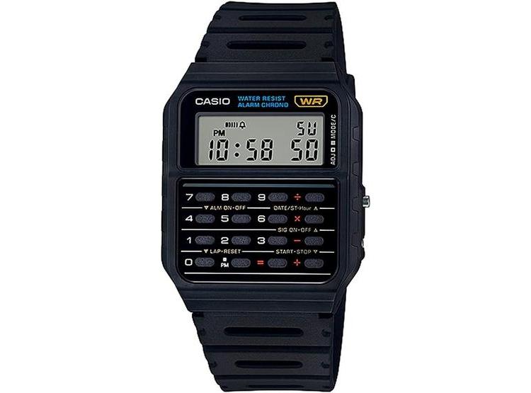 CASIO VINTAGE CA53W, RELOJ CON CALCULADORA, CRONÓMETRO, RESISTENTE AL AGUA Y ALARMA - 1