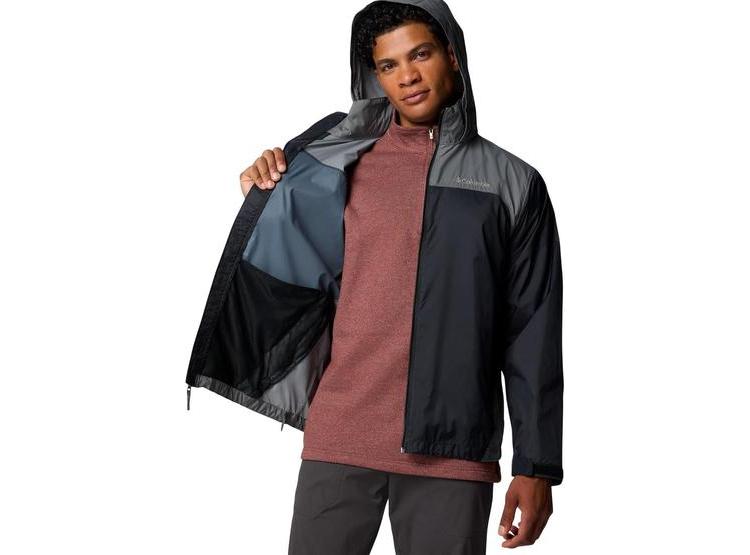 CHAQUETA COLUMBIA MEN'S GLENNAKER LAKE II CON CAPUCHA OCULTA Y DISEÑO IMPERMEABLE Y PLEGABLE PARA DIVERSAS CONDICIONES - 5