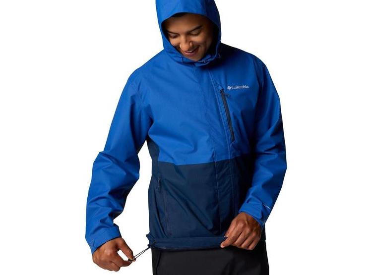 COLUMBIA HIKEBOUND II PARA HOMBRE, CHAQUETA IMPERMEABLE Y TRANSPIRABLE CON CAPUCHA AJUSTABLE Y BOLSILLOS - 4