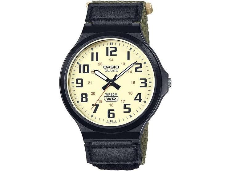 RELOJ CASIO MW240 PARA HOMBRE, RESISTENTE AL AGUA CON BATERÍA DE 3 AÑOS Y NÚMEROS GRANDES - 1