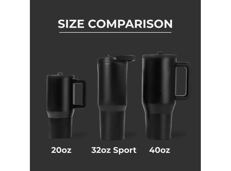 HYDROJUG SPORT BOTELLA DE ACERO INOXIDABLE CON POPOTE, AISLADA AL VACÍO, A PRUEBA DE FUGAS, DISEÑO ERGONÓMICO Y DURADERA - 3