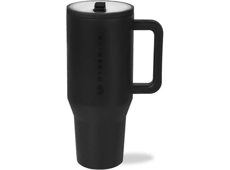 HYDROJUG TRAVELER - VASO MODERNO CON ASAS Y PAJILLA, REUTILIZABLE, RESISTENTE A FUGAS, AISLADO DE ACERO INOXIDABLE - 1