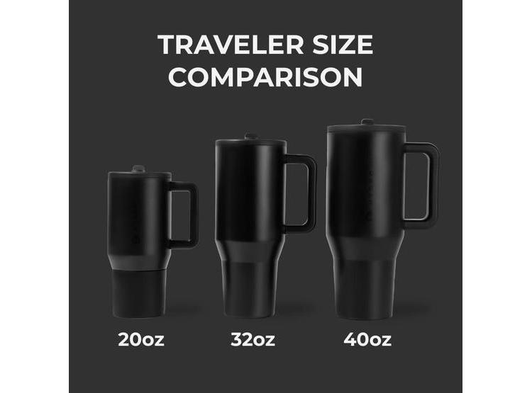 HYDROJUG TRAVELER - VASO MODERNO CON ASAS Y PAJILLA, REUTILIZABLE, RESISTENTE A FUGAS, AISLADO DE ACERO INOXIDABLE - 3