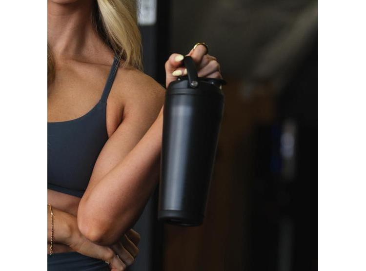 HYDROJUG COCTELERA PREMIUM AISLADA DE ACERO INOXIDABLE, A PRUEBA DE FUGAS CON REJILLA SILENCIOSA PARA FITNESS Y DEPORTES - 5