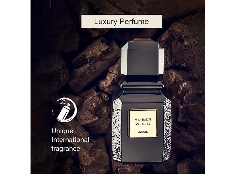 AJMAL AMBER WOOD NOIR PARA HOMBRES Y MUJERES, FRAGANCIA CÍTRICA DE LARGA DURACIÓN, HECHO EN DUBÁI - 4