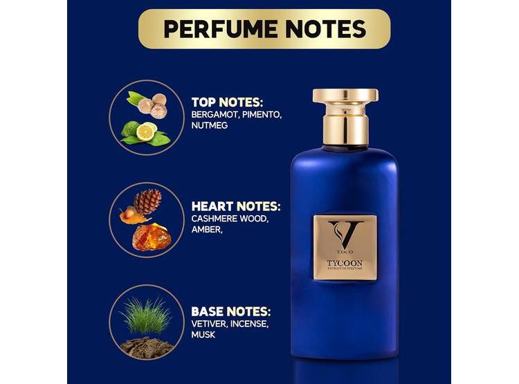 VOCO TYCOON, PERFUME DE LUJO PARA HOMBRES, POTENTE Y CONCENTRADO, FABRICADO EN FRANCIA - 3