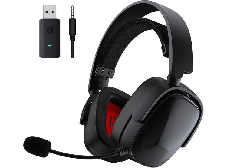 AURICULARES SENZER X100 INALÁMBRICOS PARA JUEGOS CON MICRÓFONO, SONIDO ESTÉREO Y COMODIDAD - 1