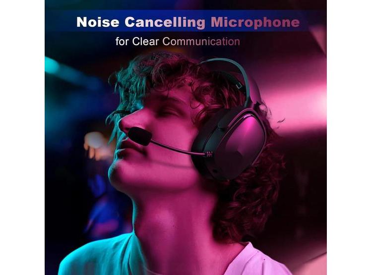 AURICULARES SENZER X100 INALÁMBRICOS PARA JUEGOS CON MICRÓFONO, SONIDO ESTÉREO Y COMODIDAD - 2