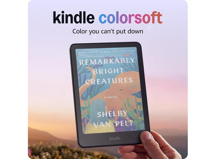 AMAZON KINDLE COLORSOFT DE 16 GB, ÚLTIMO MODELO. PANTALLA A COLOR CON LUZ CÁLIDA AJUSTABLE. NEGRO, SIN ANUNCIOS - 1