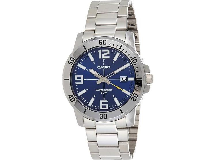 CASIO RELOJ PARA HOMBRE ESTILO BUCEADOR DE ACERO INOXIDABLE CON RESISTENCIA AL AGUA Y BATERÍA DURADERA - 1