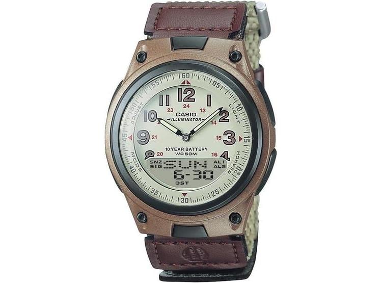 RELOJ CASIO AW80 PARA HOMBRE, ANALÓGICO-DIGITAL, RESISTENTE, CON MÚLTIPLES ALARMAS, CRONÓMETRO Y TEMPORIZADOR - 1