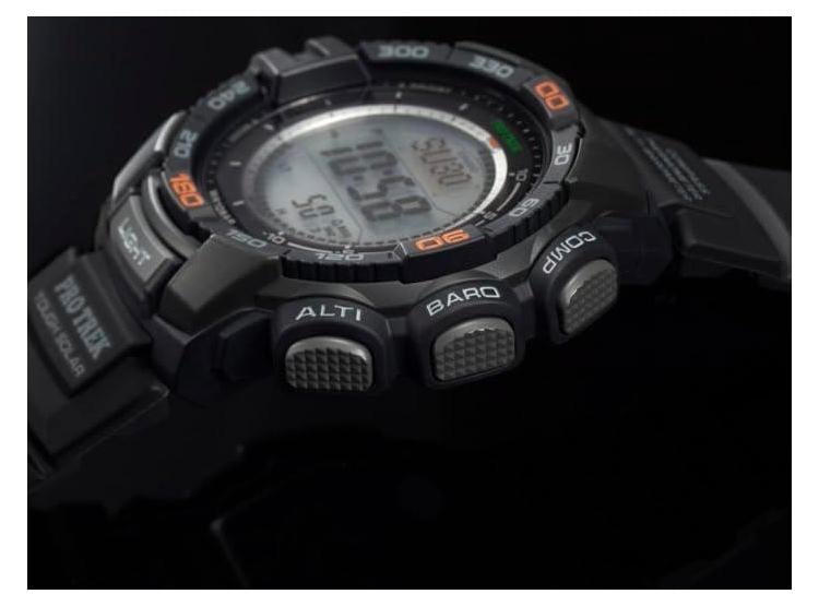 RELOJ DIGITAL DEPORTIVO CASIO PRO TREK PRG-270 MULTIFUNCIÓN SOLAR CON SENSOR TRIPLE PARA HOMBRE - 3