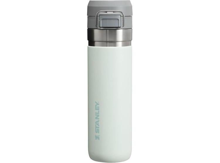 STANLEY QUICK FLIP GO, BOTELLA DE AGUA CON TAPA DE BOTÓN, A PRUEBA DE FUGAS, ACERO INOXIDABLE, SIN BPA, NIEBLA - 1