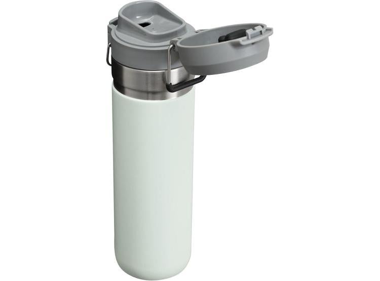 STANLEY QUICK FLIP GO, BOTELLA DE AGUA CON TAPA DE BOTÓN, A PRUEBA DE FUGAS, ACERO INOXIDABLE, SIN BPA, NIEBLA - 2