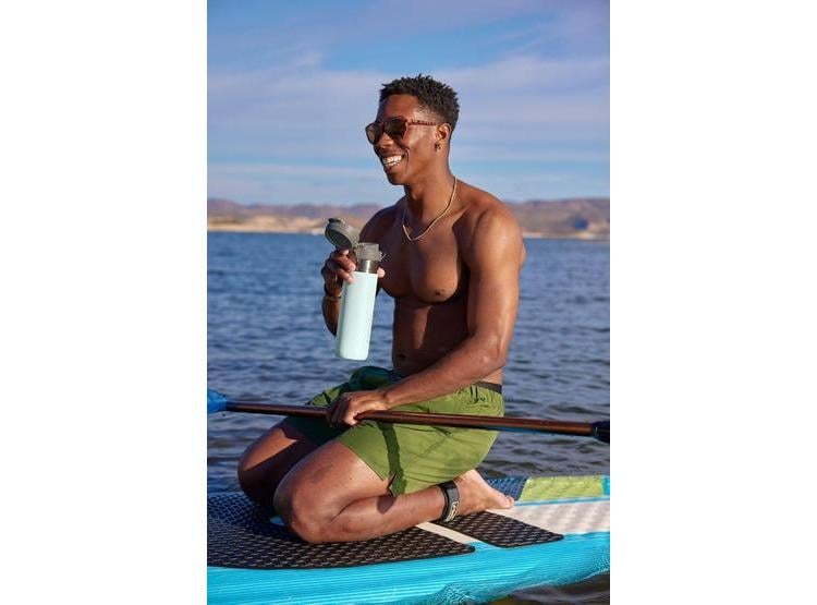 STANLEY QUICK FLIP GO, BOTELLA DE AGUA CON TAPA DE BOTÓN, A PRUEBA DE FUGAS, ACERO INOXIDABLE, SIN BPA, NIEBLA - 5