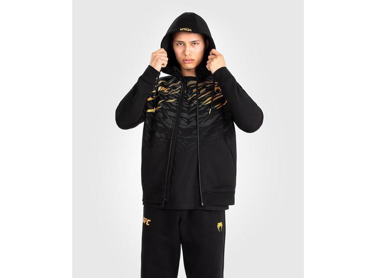 VENUM UFC FUSION SUDADERA CON CAPUCHA PARA HOMBRE CON CIERRE DE CREMALLERA COMPLETO Y LOGOTIPO - 7