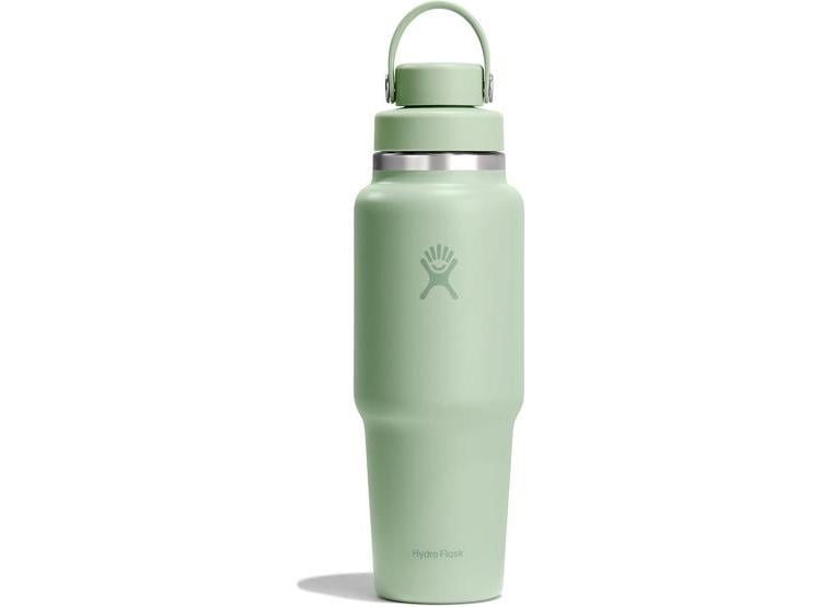 BOTELLA HYDRO FLASK CON TAPA FLEX CHUG Y AISLAMIENTO AL VACÍO, MANTIENE BEBIDAS FRÍAS POR 24H, COLOR VERDE ALOE - 1