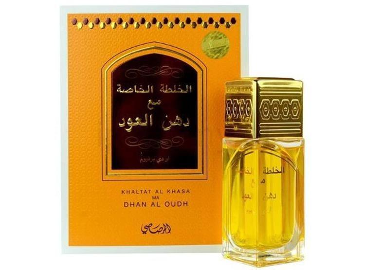 RASASI KHALTAT AL KHASA MA DHAN AL OUDH EAU DE PARFUM EN SPRAY UNISEX CON FRAGANCIA ÁMBAR ESPECIAL - 1