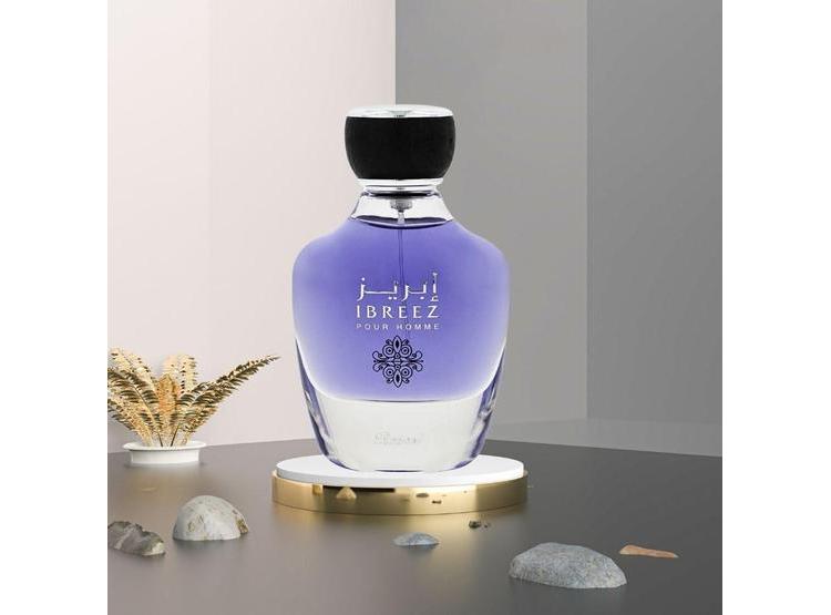 RASASI IBREEZ EAU DE PARFUM SPRAY PERFUME ÁRABE DURABLE PARA HOMBRES CON NOTAS CÍTRICAS, LAVANDA Y ACUÁTICAS - 4