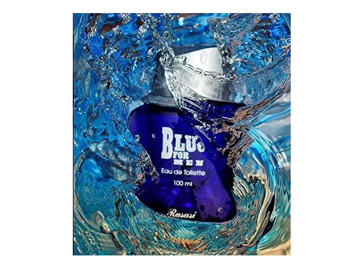 RASASI BLUE EAU DE TOILETTE, FRAGANCIA MASCULINA CON NOTAS DE MENTA, NARANJA Y ÁMBAR DE LARGA DURACIÓN - 3