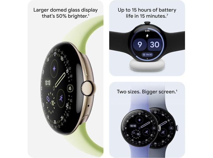 GOOGLE PIXEL WATCH 4 - SMARTWATCH ANDROID CON SEGUIMIENTO DE SALUD, AI DE GOOGLE Y BANDA PORCELANA - 3