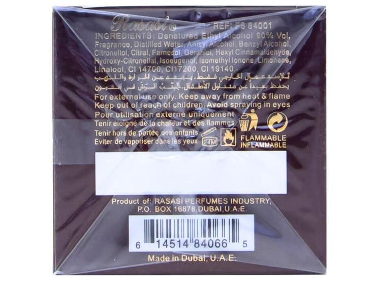 RASASI OUD AL MUBAKHAR EDP SPRAY, FRAGANCIA ORIENTAL CON BERGAMOTA, ROSA Y PACHULÍ - 4