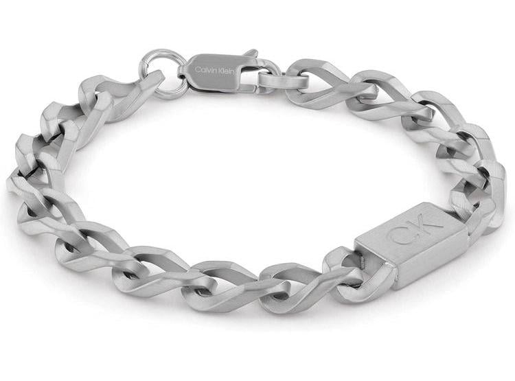 PULSERA DE ESLABONES CALVIN KLEIN PARA HOMBRE, DISEÑO MODERNO, CIERRE SEGURO DE LANGOSTA - 1