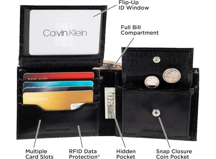 CALVIN KLEIN CARTERA MINIMALISTA PARA HOMBRE CON RFID Y MÚLTIPLES COMPARTIMENTOS - 5
