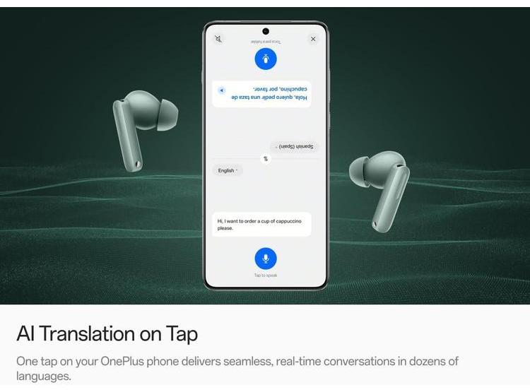 ONEPLUS BUDS 4, AURICULARES INALÁMBRICOS BLUETOOTH, GRIS TORMENTA, MODELO E513A CON CANCELACIÓN ACTIVA DE RUIDO - 7