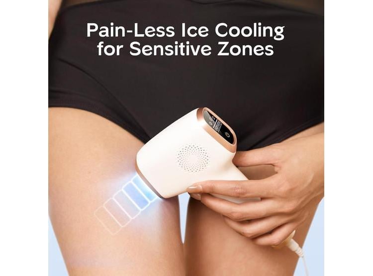 DEPILADORA IPL INNZA CON CUIDADO DE ENFRIAMIENTO POR HIELO, 999,999 FLASHES, SIN DOLOR Y RESULTADOS DURADEROS - 4