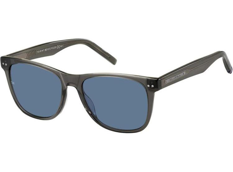 TOMMY HILFIGER GAFAS DE SOL UNISEX MODERNAS, MODELO TH 1712/S, COLOR GRIS MAGNESIO, INCLUYE FUNDA PROTECTORA - 1