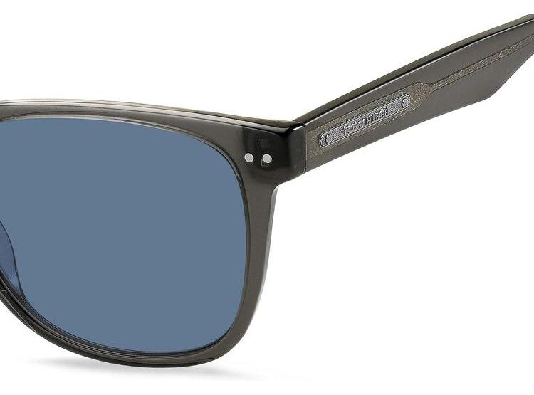 TOMMY HILFIGER GAFAS DE SOL UNISEX MODERNAS, MODELO TH 1712/S, COLOR GRIS MAGNESIO, INCLUYE FUNDA PROTECTORA - 2
