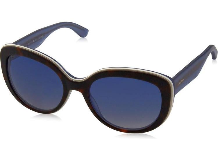 LENTES DE SOL TOMMY HILFIGER TH 1354/S, DISEÑO HAVANA MATE CON BLANCO PARA UN ESTILO SOFISTICADO - 1
