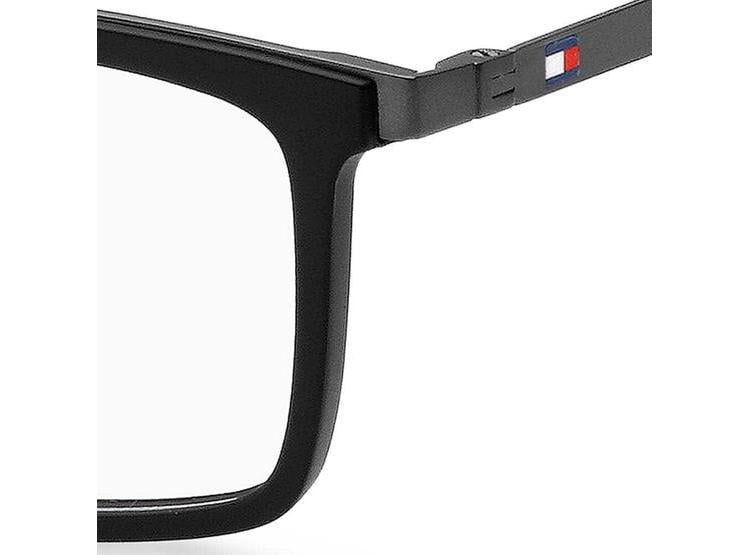 TOMMY HILFIGER GAFAS DE LECTURA PARA HOMBRE, PROTECCIÓN UV, POSIBILIDAD DE LENTES GRADUADOS, NEGRO MATE - 2