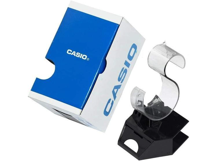 CASIO RELOJ ANÁLOGO HOMBRE, ACERO INOXIDABLE, ESFERA AZUL ROMANA, FECHA, CUARZO - 2