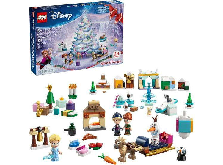 LEGO FROZEN CALENDARIO DE ADVIENTO 2025 CON MINIDOLLS DE ANA Y ELSA Y SORPRESAS PARA CONSTRUIR EN CADA DÍA - 1