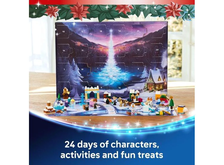 LEGO FROZEN CALENDARIO DE ADVIENTO 2025 CON MINIDOLLS DE ANA Y ELSA Y SORPRESAS PARA CONSTRUIR EN CADA DÍA - 2