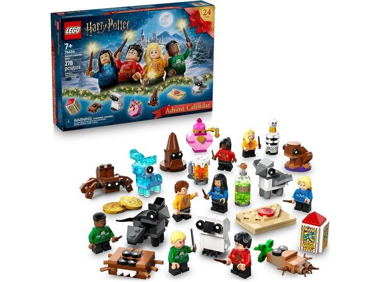 CALENDARIO DE ADVIENTO LEGO HARRY POTTER 2025 CON 24 SORPRESAS, INCLUYE FIGURAS DE HARRY, DRACO Y LUNA, IDEAL PARA NAVIDAD - 1