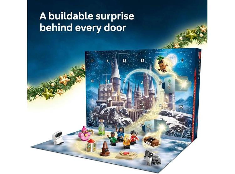 CALENDARIO DE ADVIENTO LEGO HARRY POTTER 2025 CON 24 SORPRESAS, INCLUYE FIGURAS DE HARRY, DRACO Y LUNA, IDEAL PARA NAVIDAD - 2