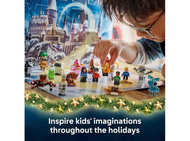 CALENDARIO DE ADVIENTO LEGO HARRY POTTER 2025 CON 24 SORPRESAS, INCLUYE FIGURAS DE HARRY, DRACO Y LUNA, IDEAL PARA NAVIDAD - 3