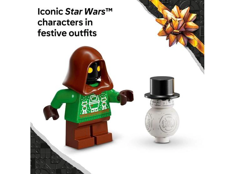 CALENDARIO DE ADVIENTO LEGO STAR WARS 2025 CON 24 SORPRESAS PARA NIÑOS DE 6 AÑOS, INCLUYE MINIFIGURAS C-3PO Y BB-8 - 2