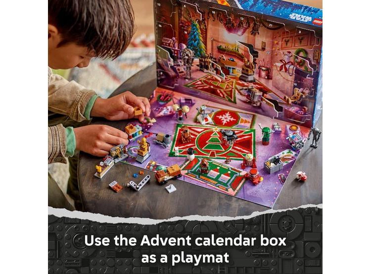CALENDARIO DE ADVIENTO LEGO STAR WARS 2025 CON 24 SORPRESAS PARA NIÑOS DE 6 AÑOS, INCLUYE MINIFIGURAS C-3PO Y BB-8 - 6