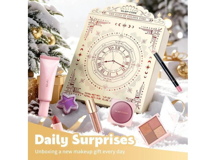 Calendario De Adviento De Maquillaje 2025 – 24 Días De Belleza Y Cosméticos Sorpresa, Regalo Navideño Para Mujeres