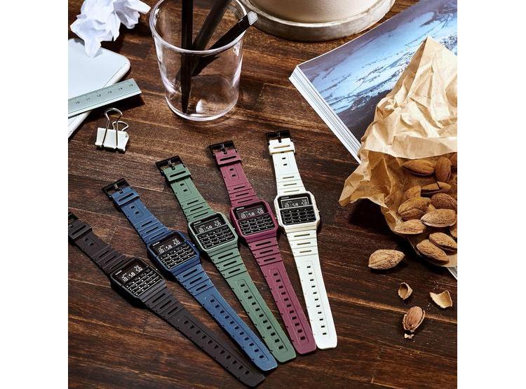 CASIO CA-53WF-2B RELOJ DIGITAL PARA HOMBRE CON CALCULADORA, RETRO Y MODERNO, CORREA AZUL RESISTENTE - 5