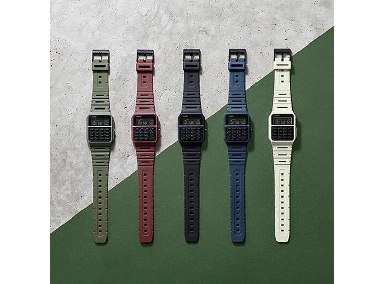 CASIO CA-53WF-2B RELOJ DIGITAL PARA HOMBRE CON CALCULADORA, RETRO Y MODERNO, CORREA AZUL RESISTENTE - 7
