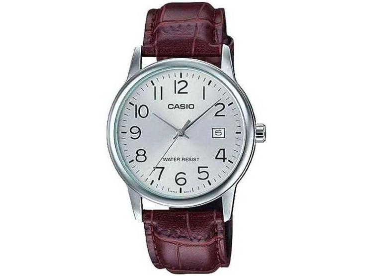CASIO RELOJ PARA HOMBRE, ANALÓGICO ESTÁNDAR, CORREA DE CUERO, LECTURA FÁCIL, FUNCIÓN CALENDARIO PERPETUO - 1