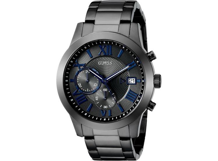 RELOJ CRONÓGRAFO GUESS DE ACERO INOXIDABLE, RESISTENTE AL AGUA, DISEÑO ELEGANTE CON CORREA DE ACERO INOXIDABLE - 1